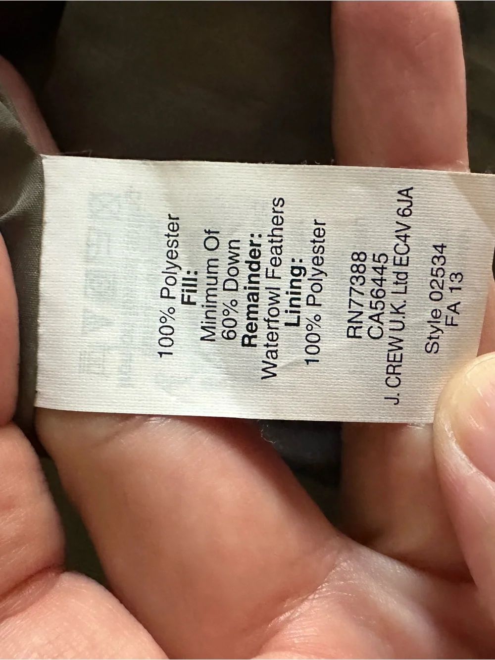 J. Crew Quilted Puffer Jacket in Brown